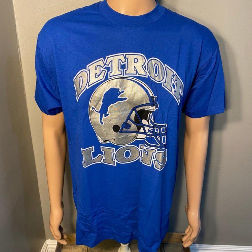 Detroit Lions Football Old Stock Nch Adult Rare Unisex Tshirt